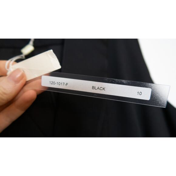 JONATHAN SIMKHAI Black Luxe Satin Twist Dress Size 10 MSRP $695 - Picture 13 of 15